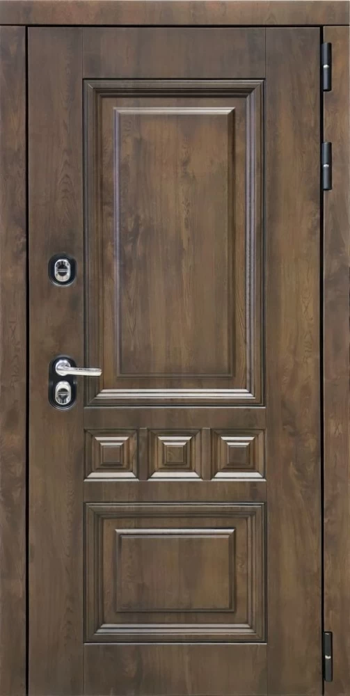 Входная дверь ДвериПРО Аура Эмаль L-2 (16мм, белая эмаль) DPRO196977 внешняя сторона