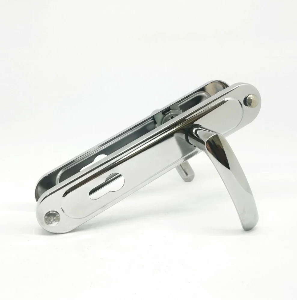 Фото Ручка дверная на планке РФ1-85.02 (85 мм) хром