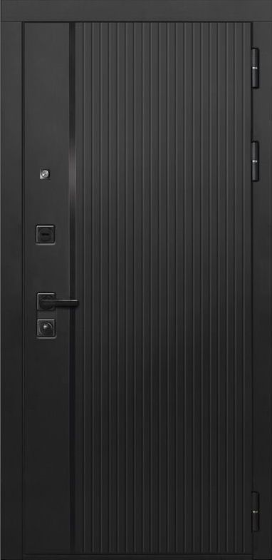 Входная дверь ДвериПРО L-45 ФЛ-700 (10мм, ясень грей) DPRO195473 внешняя сторона